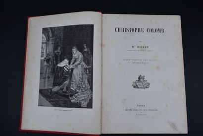 Mgr RICARD, CHRISTOPHE COLOMB , Tours, Alfred...
