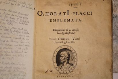 Otto Van VEEN, Q. Horati Flacci Emblemata....