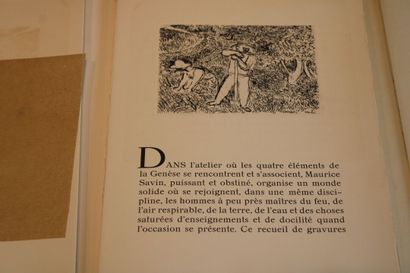 SAVIN (Maurice) MAC ORLAN. Dix estampes originales...