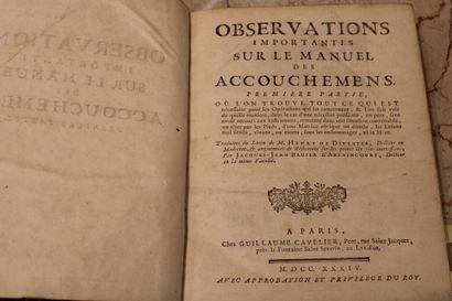 [OBSETRIQUIE], DEVENTER (Henry de), Observations...