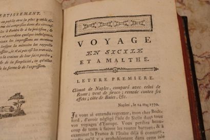 [VOYAGE], BRYDONE (Patrick). Voyage en Sicile...