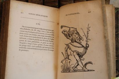 RABELAIS, Oeuvres de Rabelais, Edition Variorum,...