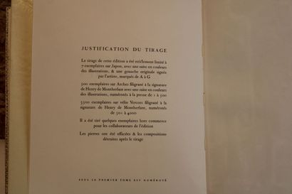 HENRY DE MONTHERLANT, Les Célibataires, Lithographies...