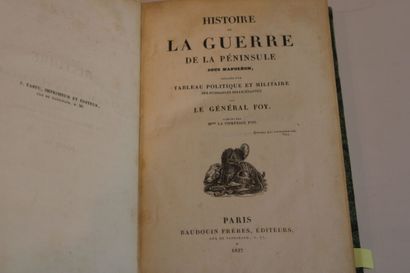 FOY, General. History of the Peninsular War...