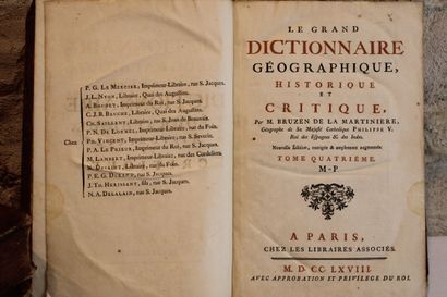BRUZEN DE LA MARTINIERE, Géographe de sa...