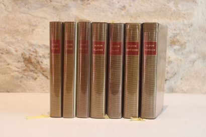 LA PLEIADE, Réunion d'Albums , 7 volumes...