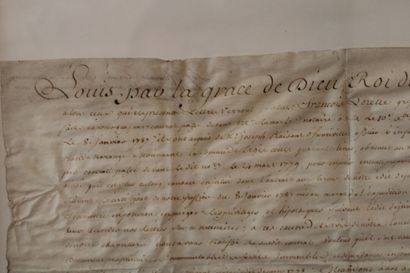 [BOURGOGNE] [MARANGE]- Pièce manuscrite in-folio...