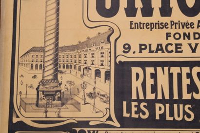 [POSTER], Original Insurance Union Vie poster,...