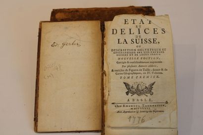 [SUISSE], Ruchat, Abraham , Etat et délices...