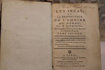 MARMONTEL (Jean-François). The Incas, or...
