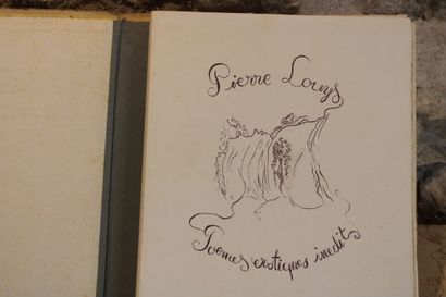 [CURIOSA], Pierre LOUYS, Poèmes Erotiques...