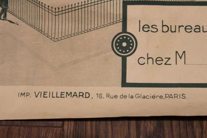 [POSTER], Original antique poster of the...