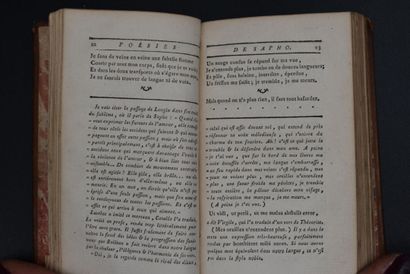 POESIES DE SAPHO, suivies de différentes...