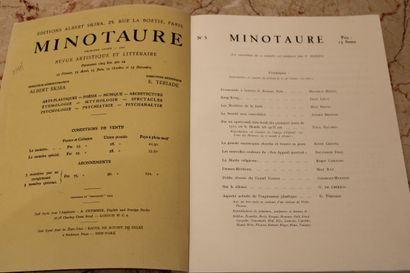 [BEAUX-ARTS] [BORES], MINOTAURE, N° 5, édité...