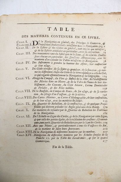 BOUGUER (Professeur Royal d'hydrographie),...