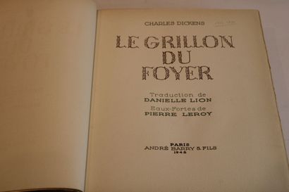 Charles DICKENS (1812-1870), LE GRILLON DU...