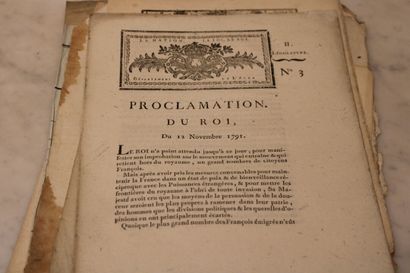 [Imprimés XVIIIe siècle] - Ensemble d'une...