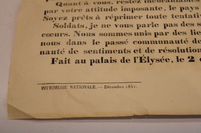 [Coup d'Etat du 2 décembre 1851] - Ensemble...