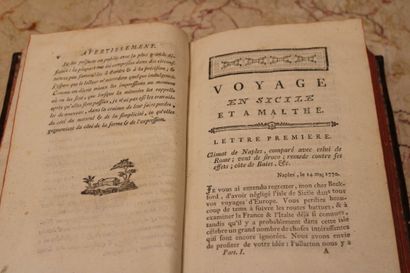 [VOYAGE], BRYDONE (Patrick). Voyage en Sicile...