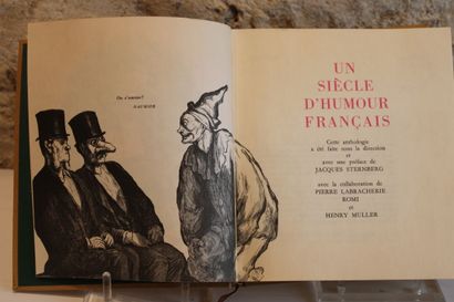 Réunion de deux ouvrages de caricatures ,...