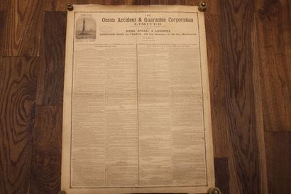 [POSTER] , Ocean Accident and Guarantee Corporation...