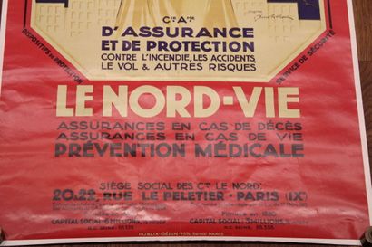 [POSTER], Original Antique Poster, Insurance...