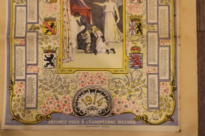 [POSTER], Rare Original canvas poster Belgian...