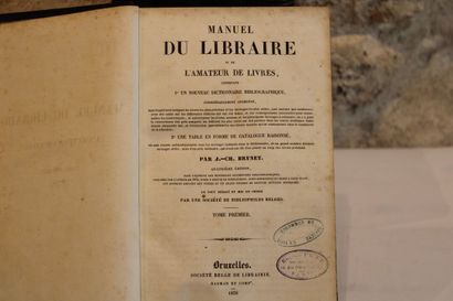 BRUNET (Jacques-Charles). Manuel du Libraire...