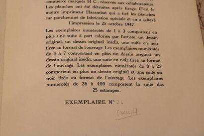 [CIRQUE], ZENDEL (Gabriel). Cirque. 25 estampes...