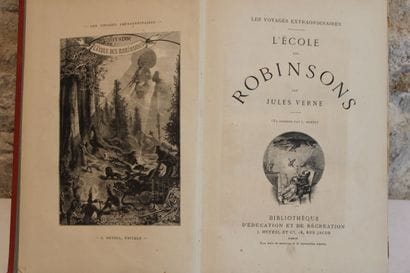 JULES VERNE , L'Ecole des Robinsons, Le Rayon...
