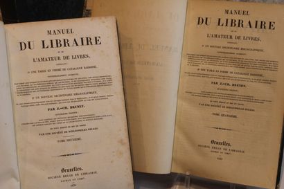 BRUNET (Jacques-Charles). Manuel du Libraire...