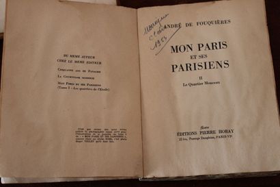 André de FOUQUIERES (1874-1959), My Paris...