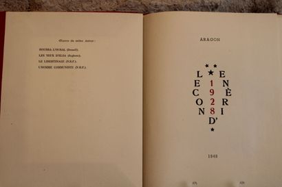[CURIOSA], ARAGON (Louis). Le Con d'Irène....