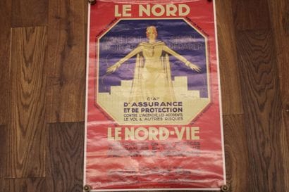 [POSTER], Original Antique Poster, Insurance...