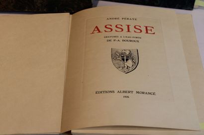 PERATE (André), ASSISE, Illustré des Eaux-fortes...