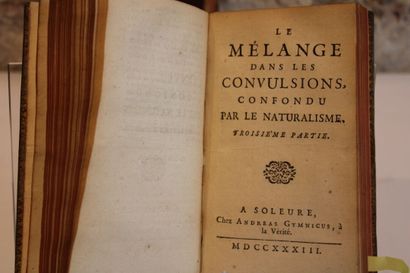 [HECQUET Philippe]. Le Naturalisme des Convulsions...