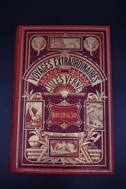 JULES VERNE, NORD CONTRE SUD, Paris, Bibliothèque...