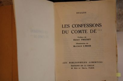 [CURIOSA], Réunion d'ouvrages, dont : 
-...