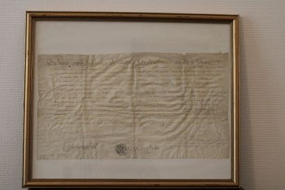 [BOURGOGNE] [MARANGE]- Pièce manuscrite in-folio...