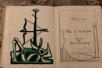ELUARD (Paul), DOMINGUEZ (Oscar), Poésie...