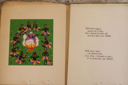 LES DIX PETITS NÈGRES. (Nursery rhyme), Images...