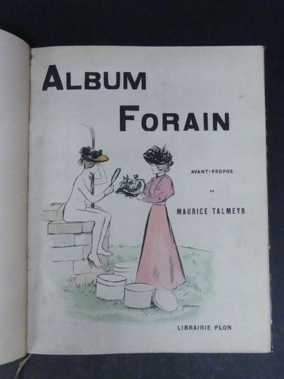 [Drawing], Album of Jean-Louis FORAIN (1852-1931),...