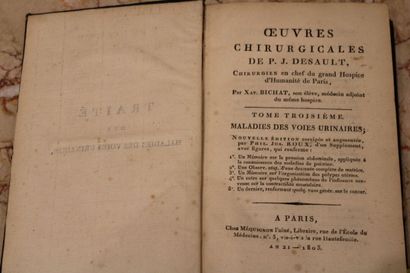 [MEDECINE], BICHAT (Xavier). OEUVRES CHIRURGICALES,...