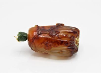 CHINE XXe siècle, réunion de tabatières comprenant...