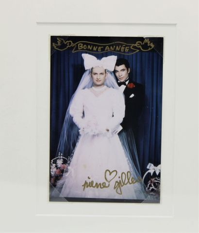 PIERRE & GILLES
Carte de voeux aux mariés.
Tirage...