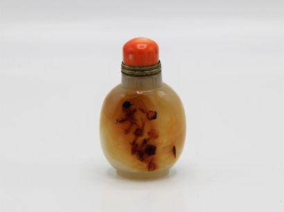 CHINE XXe siècle, réunion de tabatières comprenant...