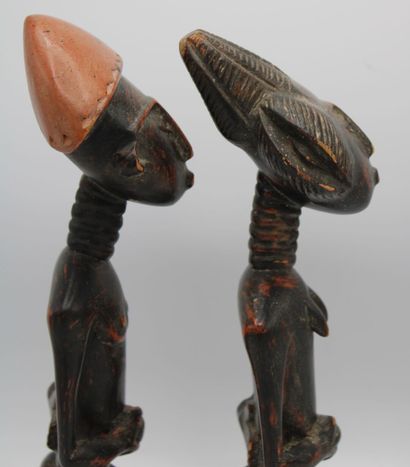GHANA, XXe
Couple Ashanti
Bois
Hauteur :...