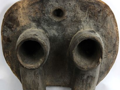 GABON, XXe
Soufflet de forge en bois Punu...