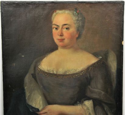 ÉCOLE FRANCAISE du XIXe dans le goût du XVIIIe....