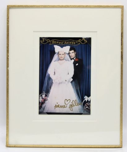 PIERRE & GILLES
Carte de voeux aux mariés.
Tirage...